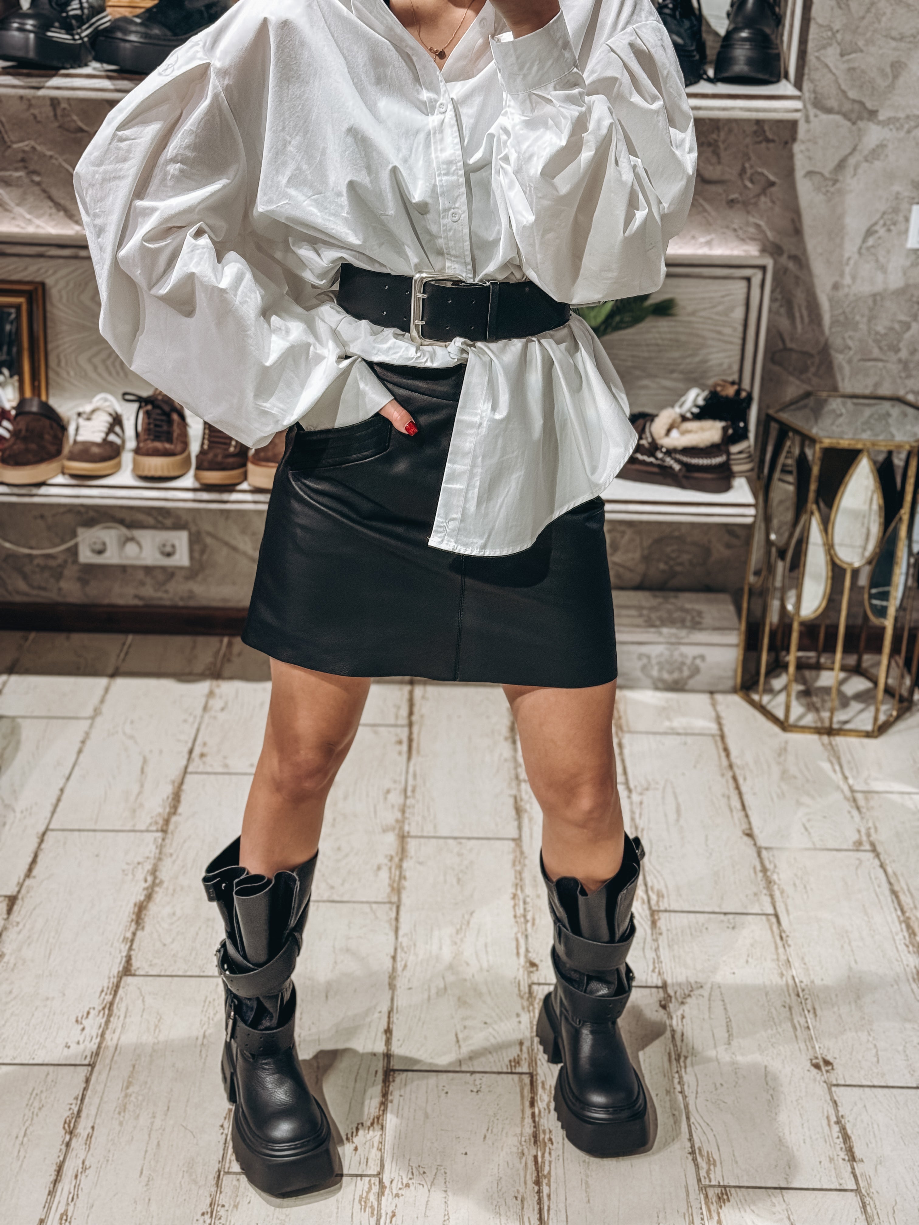 Sijonas Natūralios odos