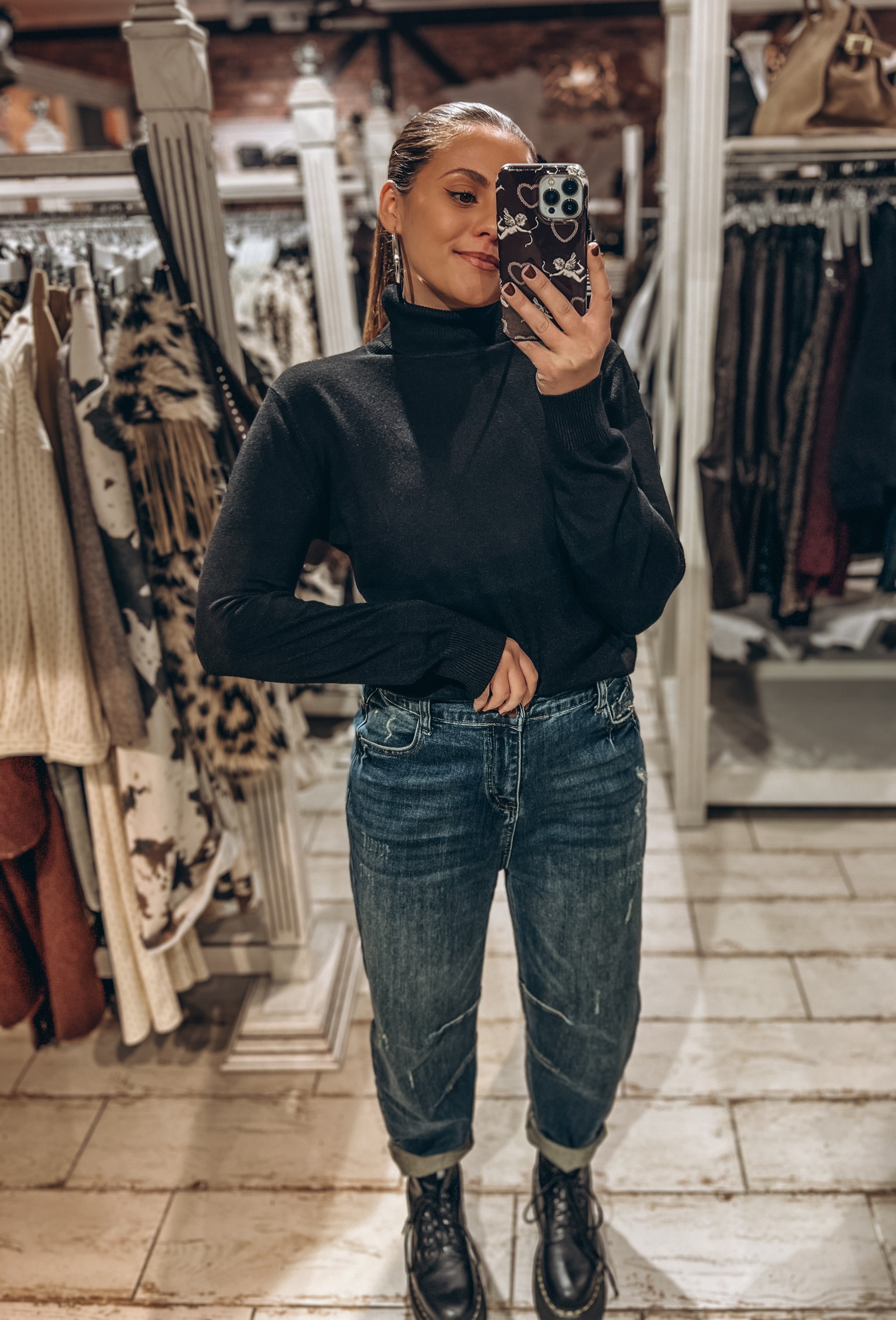 Megztinis aukštu kaklu