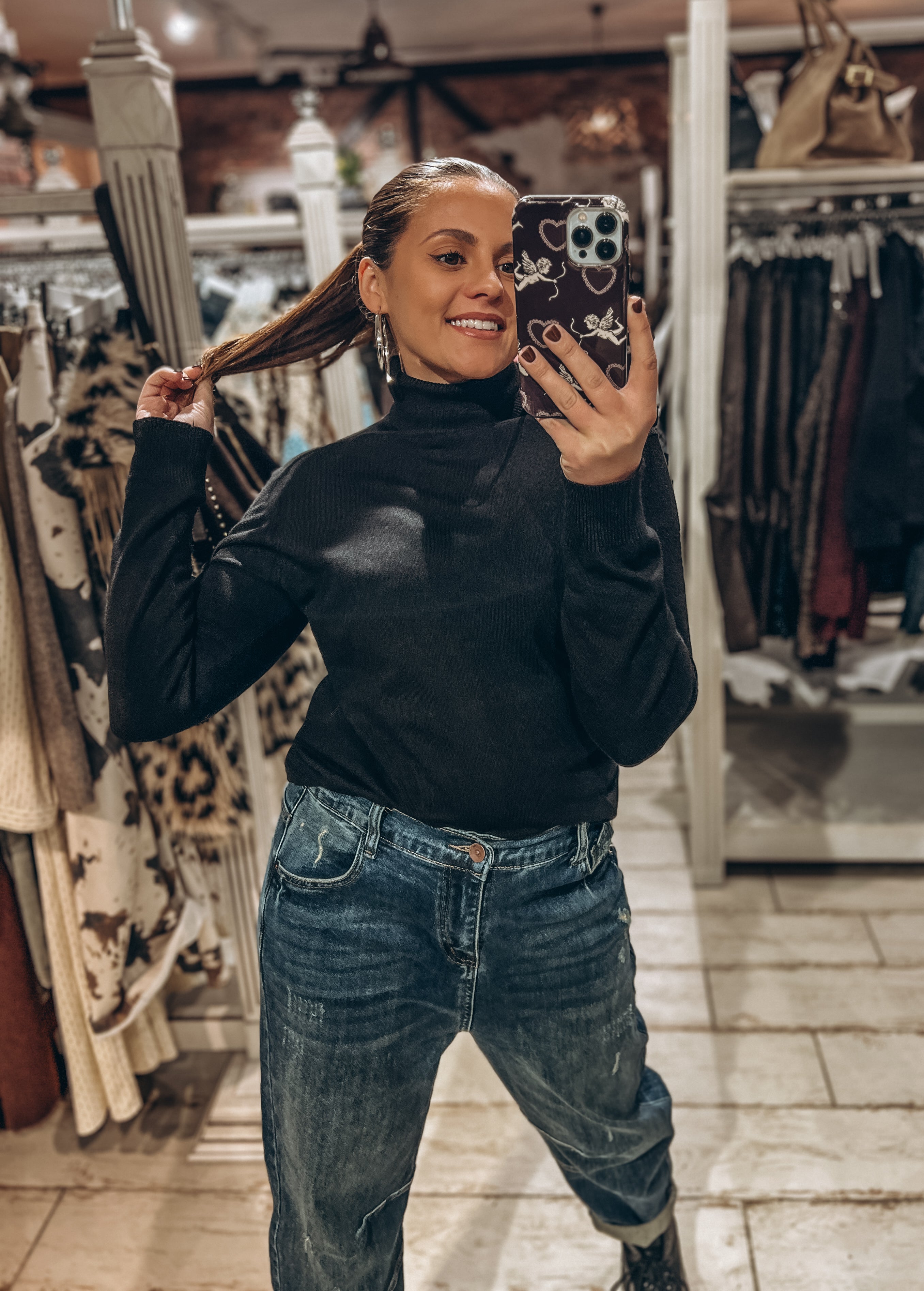 Megztinis aukštu kaklu