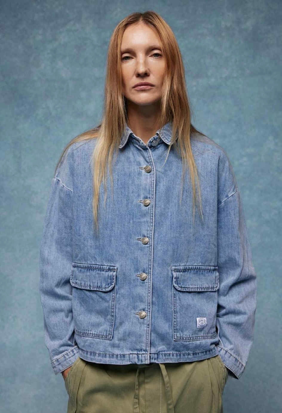 Džinsinis švarkas/marškiniai