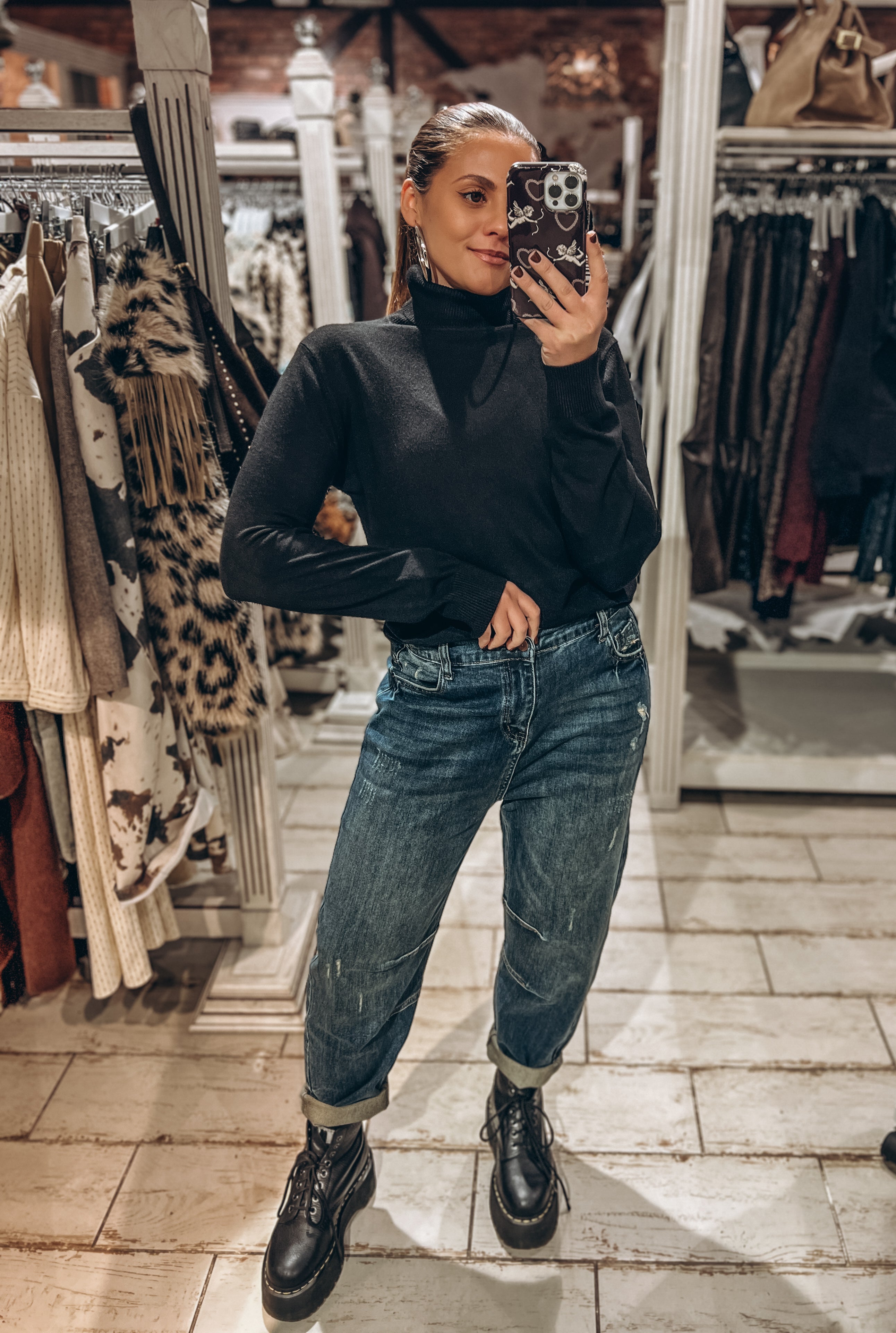 Megztinis aukštu kaklu