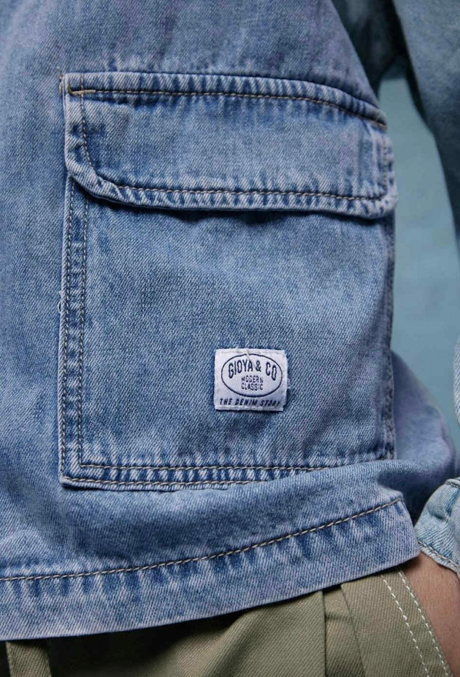 Džinsinis švarkas/marškiniai